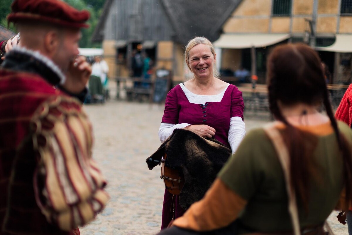 Annual medieval market at the preHistorisch Dorp